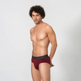 Luxury Modal Brief - Burgundy
